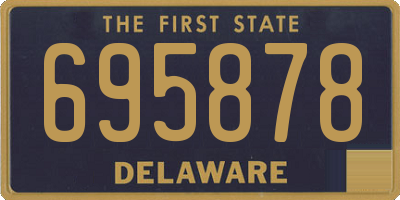 DE license plate 695878