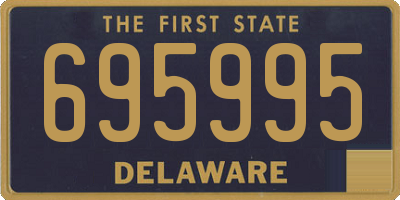 DE license plate 695995