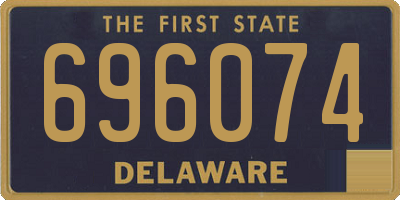 DE license plate 696074
