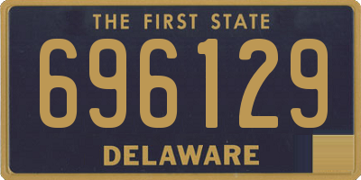DE license plate 696129