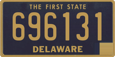 DE license plate 696131