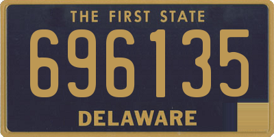 DE license plate 696135