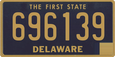 DE license plate 696139