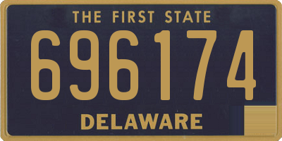 DE license plate 696174