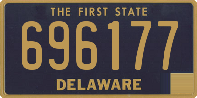 DE license plate 696177