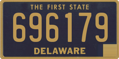DE license plate 696179