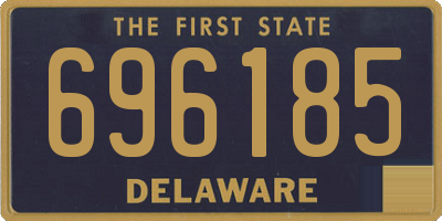 DE license plate 696185
