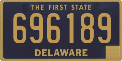 DE license plate 696189