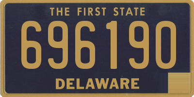 DE license plate 696190