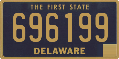 DE license plate 696199