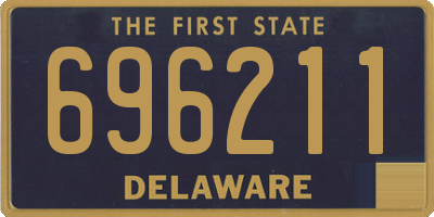 DE license plate 696211