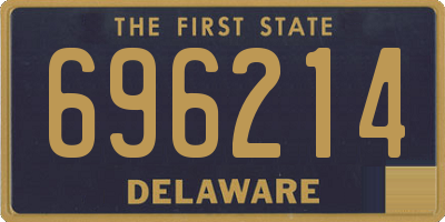 DE license plate 696214