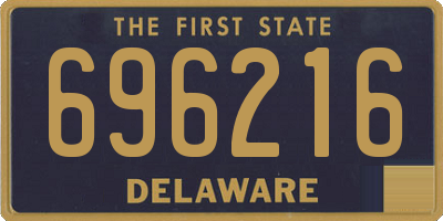 DE license plate 696216