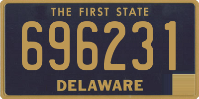 DE license plate 696231