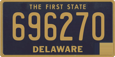 DE license plate 696270