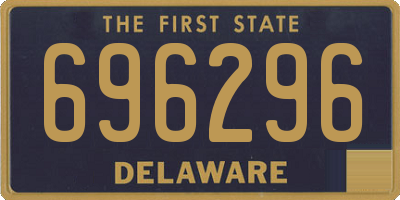 DE license plate 696296