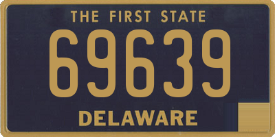 DE license plate 69639