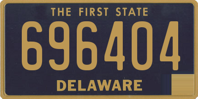 DE license plate 696404