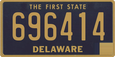 DE license plate 696414
