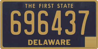 DE license plate 696437