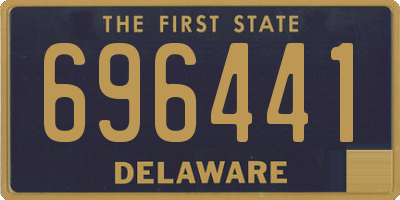 DE license plate 696441