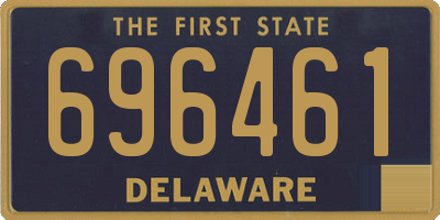 DE license plate 696461