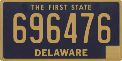 DE license plate 696476