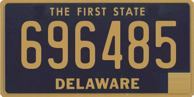 DE license plate 696485