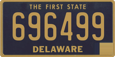DE license plate 696499