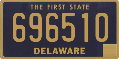 DE license plate 696510