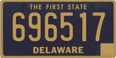 DE license plate 696517