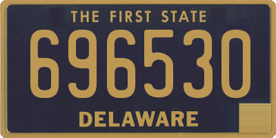 DE license plate 696530