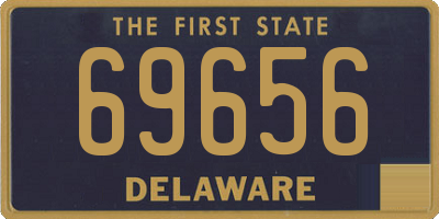 DE license plate 69656