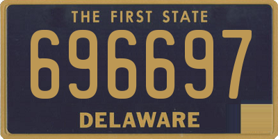 DE license plate 696697