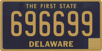 DE license plate 696699