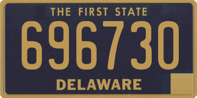 DE license plate 696730
