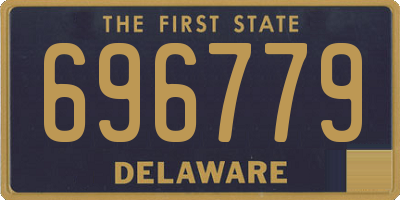 DE license plate 696779