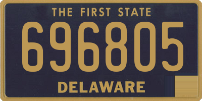DE license plate 696805