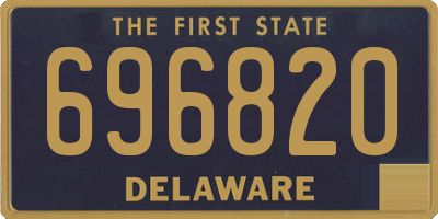 DE license plate 696820