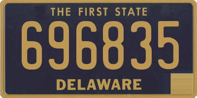 DE license plate 696835