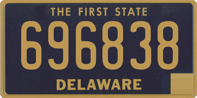 DE license plate 696838