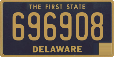 DE license plate 696908