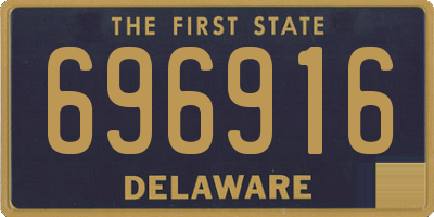 DE license plate 696916