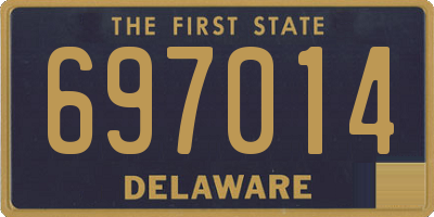 DE license plate 697014