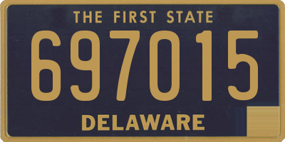 DE license plate 697015