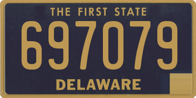 DE license plate 697079