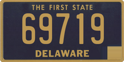 DE license plate 69719