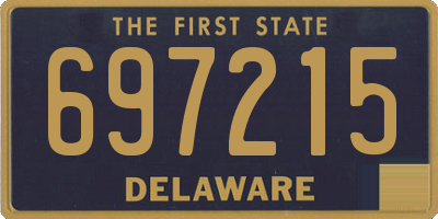 DE license plate 697215