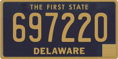 DE license plate 697220