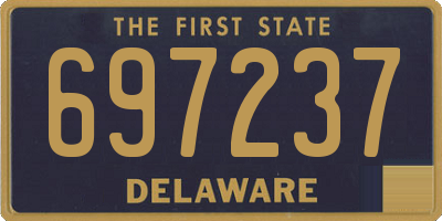 DE license plate 697237